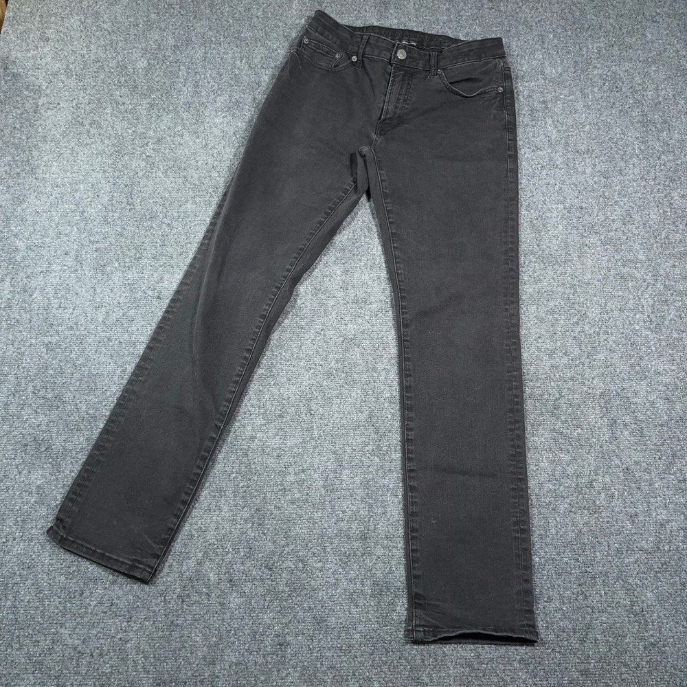American Eagle Slim Straight Jeans Mens 30x32 Next Level Flex Black Denim